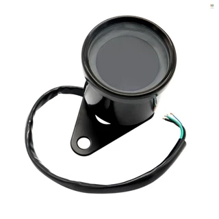 toelbr Universal Instrumento De Motocicleta 12V Modificado Velocímetro Digital Tacômetro Visor LCD (7 Cores) 0-10000RPM 199KM/H