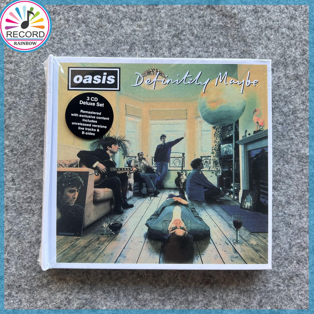 Oasis Definitely Maybe Original 3CD Album [Lacrado] Brand New
