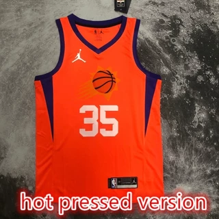 NBA jersey Versão Prensada A Quente Phoenix Suns # 35 Camisa De Basquetebol Durant