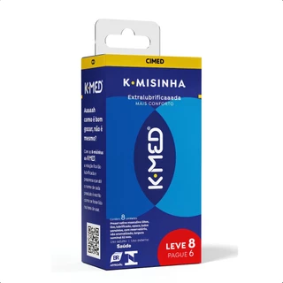 Preservativo K-Misinha Extralubrificada K-Med 8un Cimed