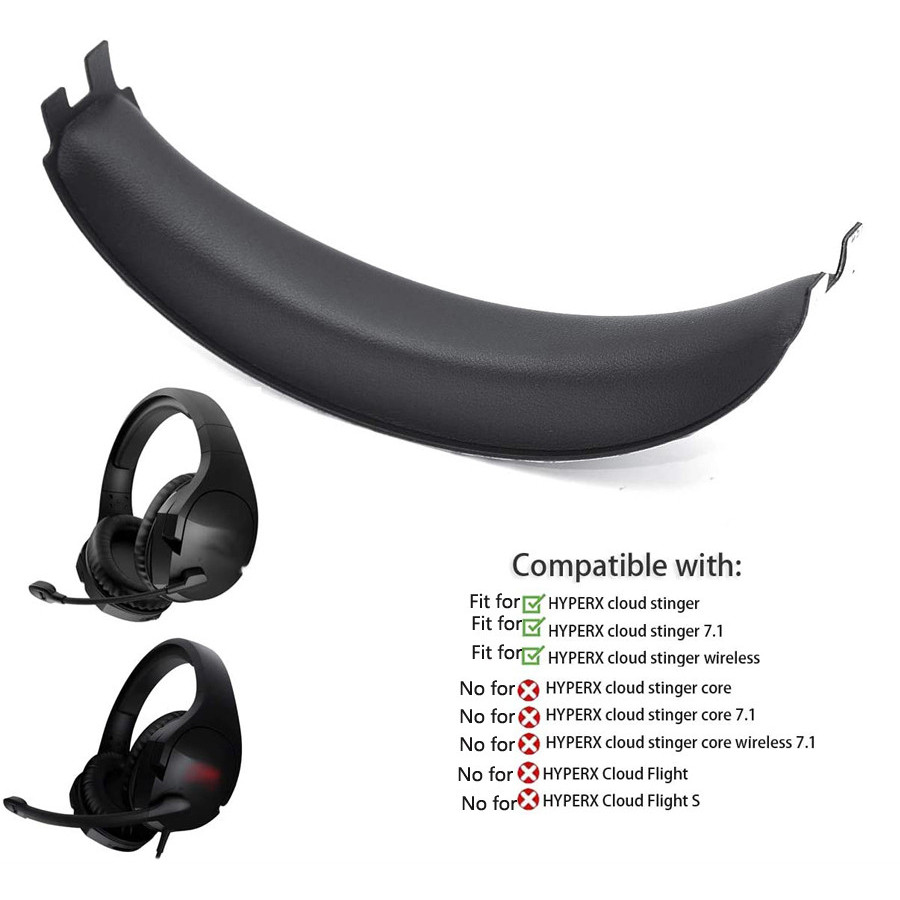 Almofadas De Cabeça Para Hyperx Cloud Stinger 7.1Cloud Fones De Ouvido Sem Fio