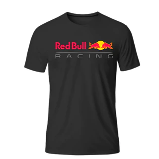 Camiseta Red Bull Team Racing 2024 Masculina 100% Algodão Camisa Formula 1