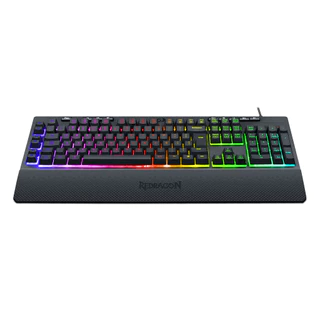 Teclado Shiva Gamer Membrana Rgb Abnt2 Usb K512rgb Redragon