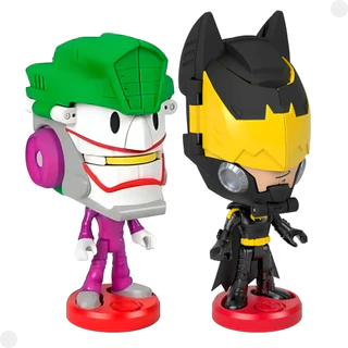 Kit Bonecos Head Shifters Batman E Joker HGX78 - Mattel