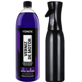 Kit Renova e Protege Motor Automotivo Verniz de Motor 1,5l Vonixx + Borrifador Spray Contínuo Karbox