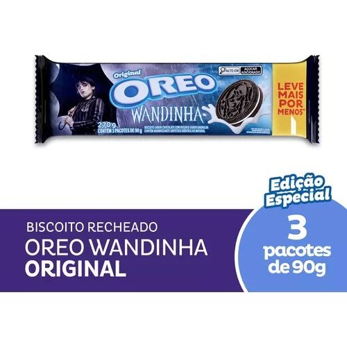 Biscoito Oreo Original 3 Unidades de 90 Gr | Shopee Brasil