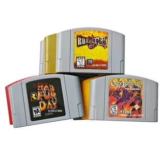 Versão Eua Conker's Conker's Bad Fur Day Game Cartucho Para Console De Videogame De 64 Bits Ogre Battle Dragon Road Rush Rampage Kart