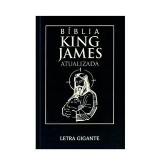 Bíblia Sagrada | King James Atualizada | Letra Gigante | Capa Dura | Jesus Minimalista