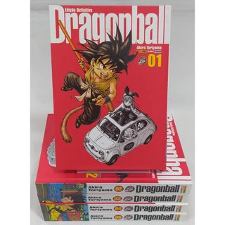 Coleção Mangás Dragon Ball - Edição Definitiva - Volumes 1 Á 5 de Akira Toriyama 6710989