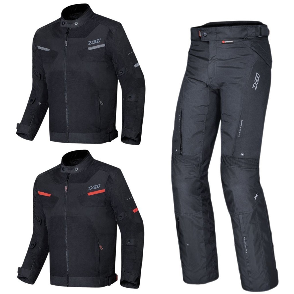 Conjunto Motoqueiro X11 Jaqueta Brezze E Calça Versa Masculino