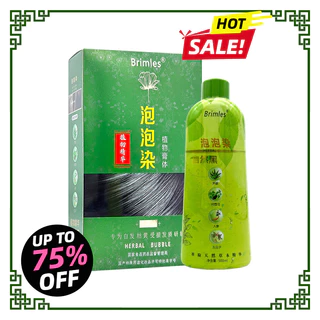 Brimles Shampoo Preto Tintura de Cabelo Bolha Tintura de Cabelo Um Preto Um Pacote Castanho Marrom Cor Popular Planta de