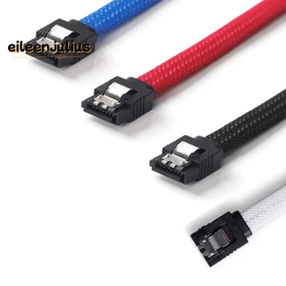 50CM SATA 3.0 III SATA3 7pin Cabo De Dados 6 Gb/s SSD Cabos HDD Disco Rígido Com Manga De Náilon Versão Premium