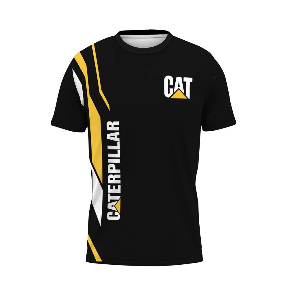Camiseta 3d All Cat Caterpillar Black Lançamento Shopee Brasil