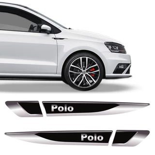 Emblema Resinado Aplique Lateral Polo Inclinado Decorativo Genérico