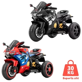 Mini Moto Elétrica Infantil Esportiva Bateria 6v Luz de Led e Música em Oferta na Shopee