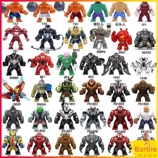 Super-herói Reunion 4 Blocos de construção de tamanho grande Homem de Ferro Equipe de beleza Mecha Meninos Crianças 6 Brinquedos educativos