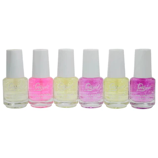 Kit 6 Esmalte Love Yes Vitamina Tratamento Unhas Fracas Secagem Rápida 15ml