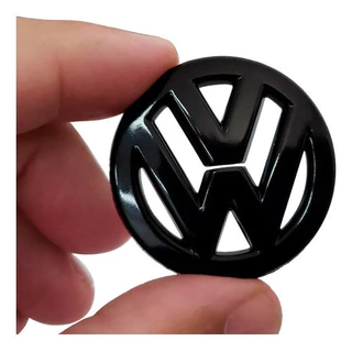 Logo Emblema Preto Do Volante Vw Golf Fox Up 4011891