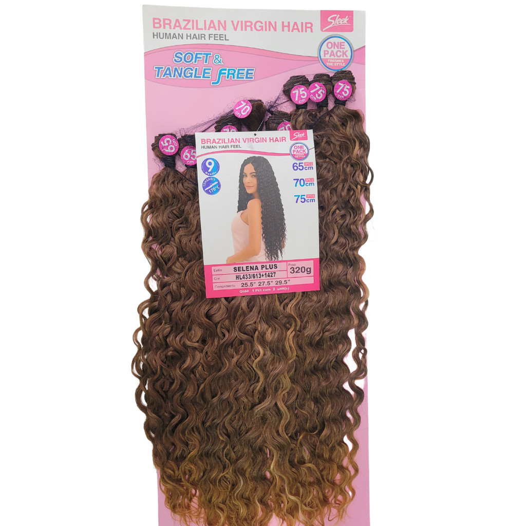 Cabelo Sleek Selena Plus 9 telas 320gr | Shopee Brasil