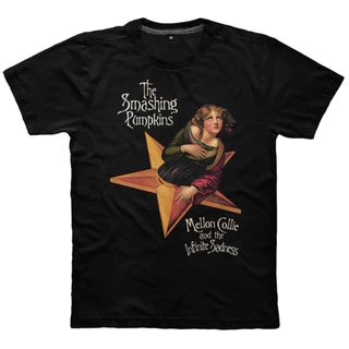 Camiseta Malha Premium 100% Algodão the Smashing Pumpkins Mellon Collie and the Infinite Sadnesss - Punkstein