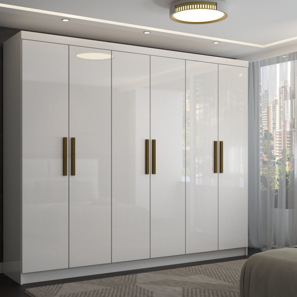 Guarda-Roupa Casal Odisseia 6 Portas 2 Gavetas