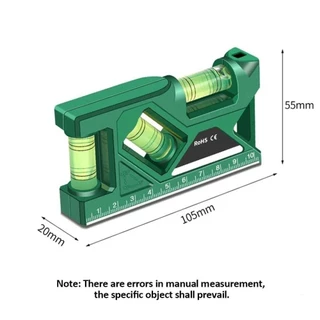 Mini Transferidor, Medidor De Nível De Bolso De Medida Horizontal E Vertical, Alta Precisão