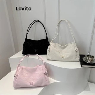 Lovito Bolsa de ombro borboleta casual para mulheres LFA43253