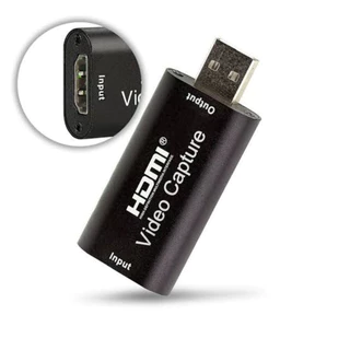 Placa Captura de Vídeo HDMI Para USB 1080P 4K Adaptadora Áudio ENVIO IMEDIATO