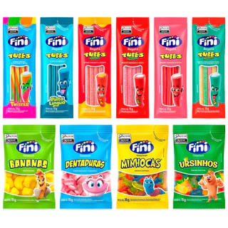 Kit Com 20 Pacotes Bala Fini Sabores Variados