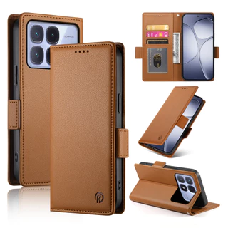 Adequado Para Redmi 13C K70 Xiaomi POCO X6 PRO TURBO3 Nota 13 Proplus Couro Flip Fivela Lateral Capa De Proteção De Cartão