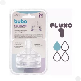Bico De Mamadeira Easy Flow Fluxo 1 0m+ 18792 – Buba