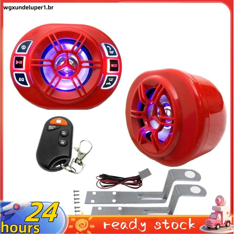 Motocicleta Bluetooth Guiador AltoFalante Rádio Áudio MP3 Player