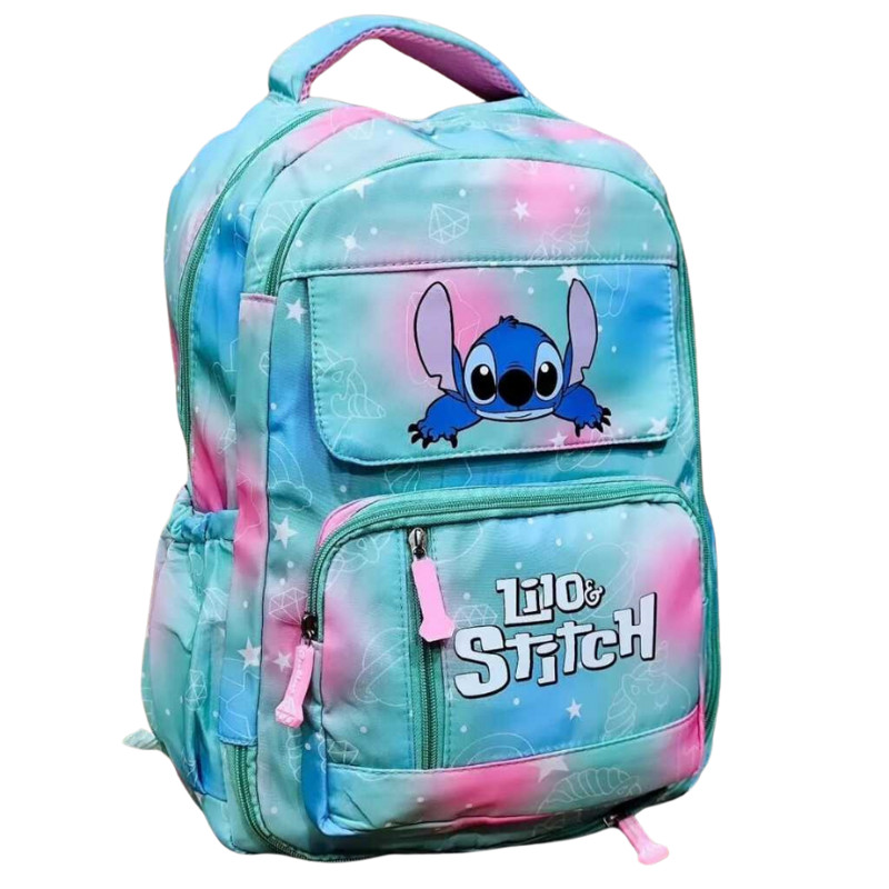 Mochila Escolar Stitch Disney 42 Cm | Brinquedos E Artigos De Criança