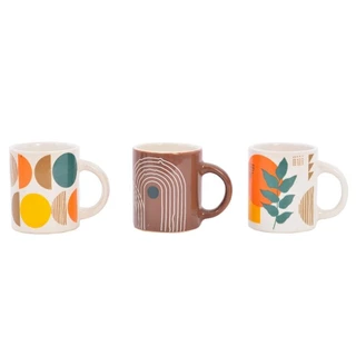 Caneca Coffe Time Cerâmica 80ML 6 Peças em Oferta na Shopee