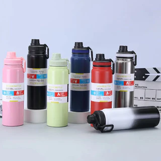 Garrafa Térmica Água 600 ml Inox Quente e Frio Vácuo Duplo