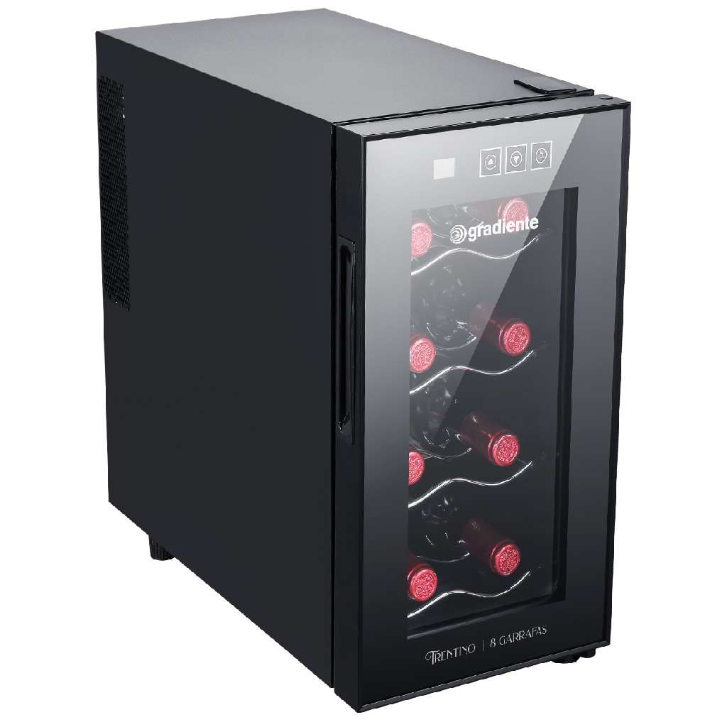 Adega De Vinhos 8 Garrafas Display Digital Gradiente Bivolt | Shopee Brasil