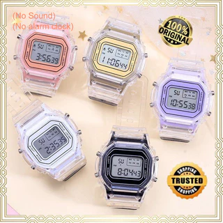 Illunt Life Relógio Digital Unissex À Prova D'água Cor Doce Pequeno Quadrado Estilo Ins Para Estudantes em Oferta na Shopee