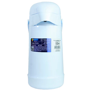 Garrafa Térmica Pequena Magic Pump Branca 500ml Quente Frio Café Chá