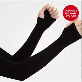 Manga De Braço De Resfriamento De Verão : Design De Dedo Altamente Elástico E Proteção UV Para Esportes Ao Ar Livre Femi