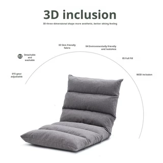Sofá-Cama Dobrável Com Janela De Baía Preguiçoso Combinação De tatami