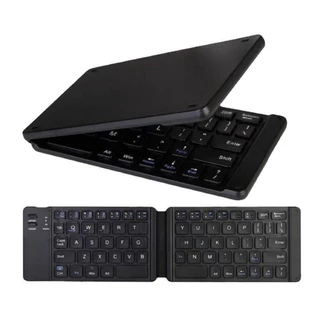 Teclado Sem Fio Portátil Dobrável Tamanho Pequeno Sem Atraso Teclado Via Bluetooth.