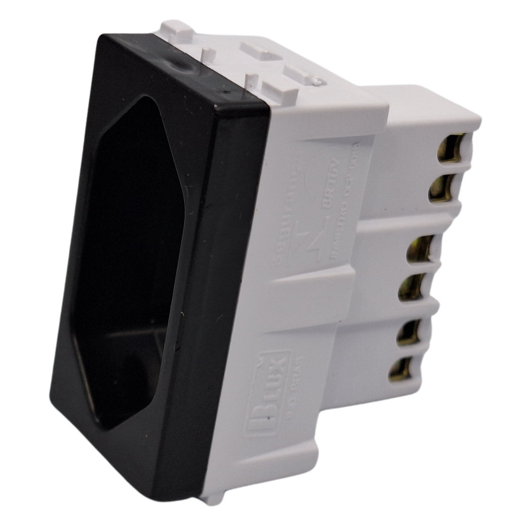 Modulo de Tomada 10A Condulete Modular Preto B.lux KSL | Shopee Brasil