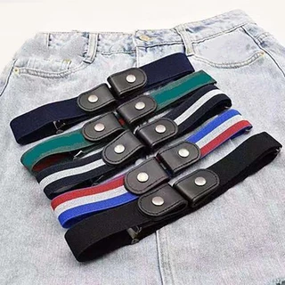 2024 Cinturão Invisível Quente Para Homens E Mulheres Sem Fivela Preguiçoso Costura Elástico Selvagem Decoração De jeans ins wind