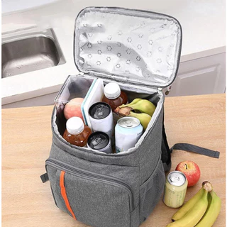Mochila Térmica Cooler Capacidade 18L Impermeável Portátil Piquenique Quente Frio ref