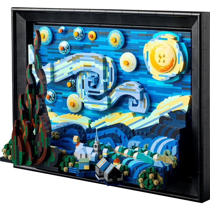 ★von★① Lego Ideas Vincent Van Gogh A Noite Estrelada 21333 | Parcelamento
