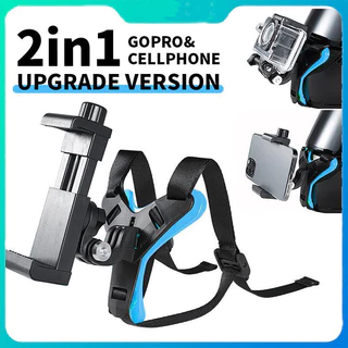 Suporte Motocicleta à Prova de Choque para Câmera de Ação GoPro e Celular