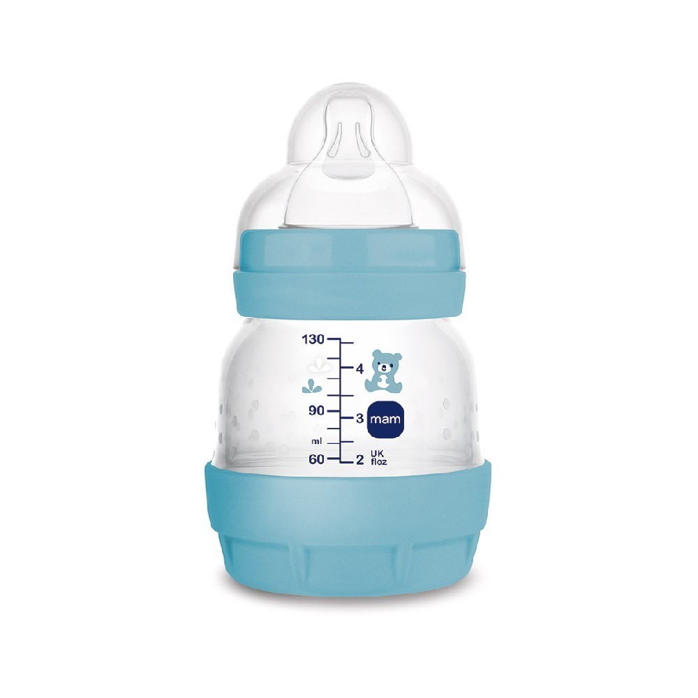 Kit com 3 Mamadeiras Easy Start 130/260/320ml Azul - MAM Kit com 3 Mamadeiras Easy Start 130/260/320ml Azul - MAM