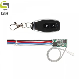 Chave De Controle Remoto RF Sem Fio De Design Compacto Para Relé De Canal DC12V 24V 1CH