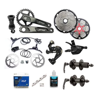 Kit Grupo Absolute Gta Kmc 12v Bike K7 11/52 C/cubo E Freio