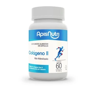 Colageno Tipo 2 60 Cápsulas Apisnutri- 300mg em Oferta na Shopee